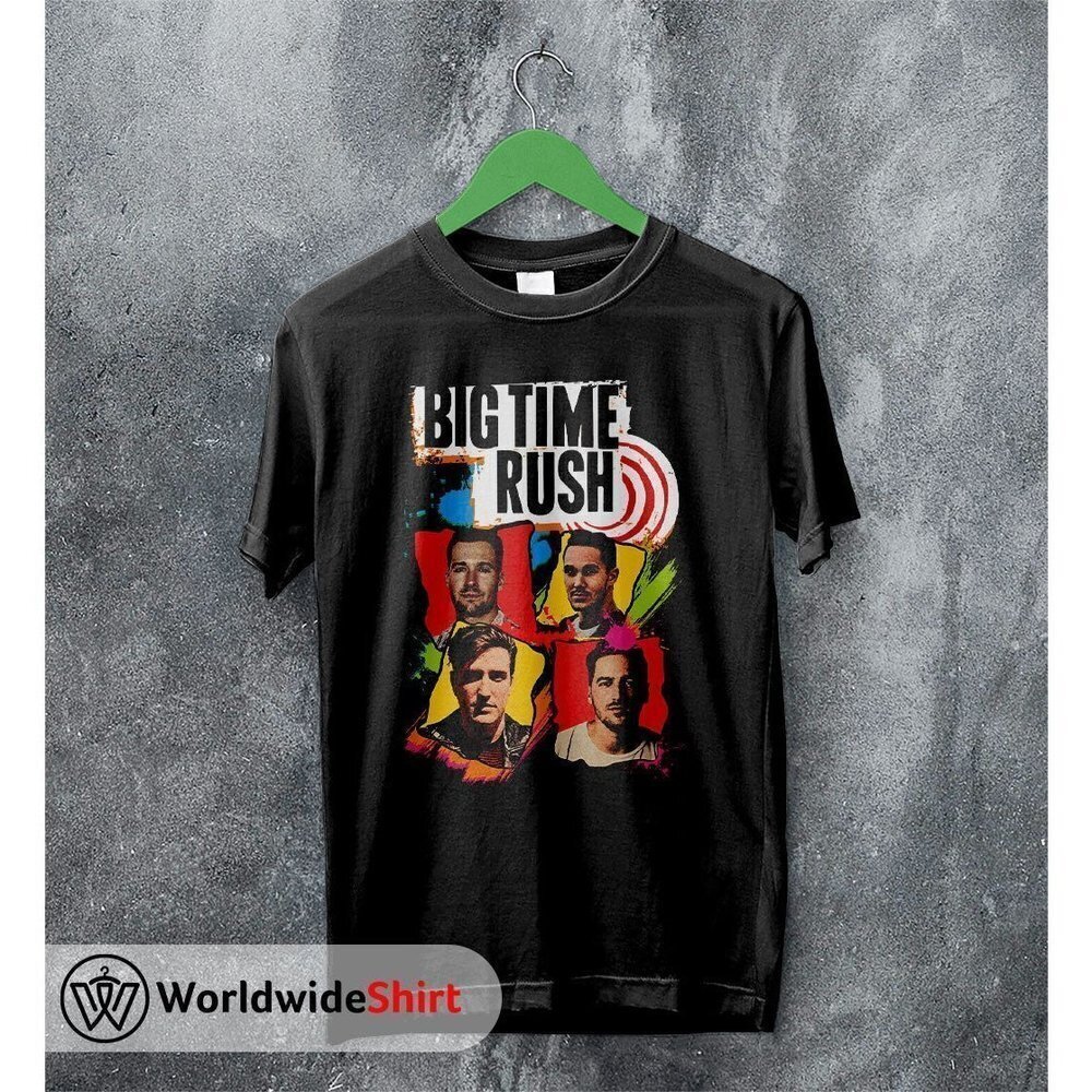 Big Time Rush 9s Pop Band Music Graphic Fan Art T-Shirt